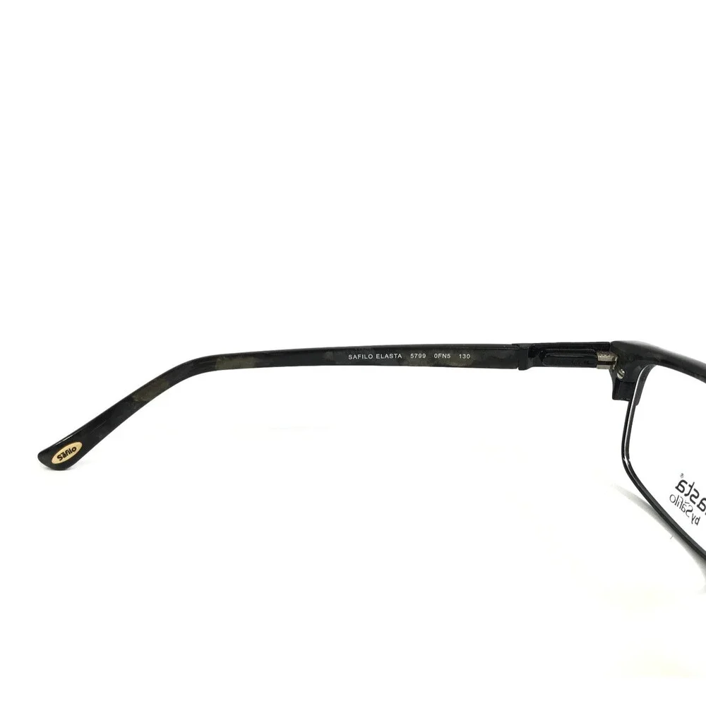 Elasta by Safilo Eyeglasses Frames 5799 OFN5 Black Gray Marble 51-17-130